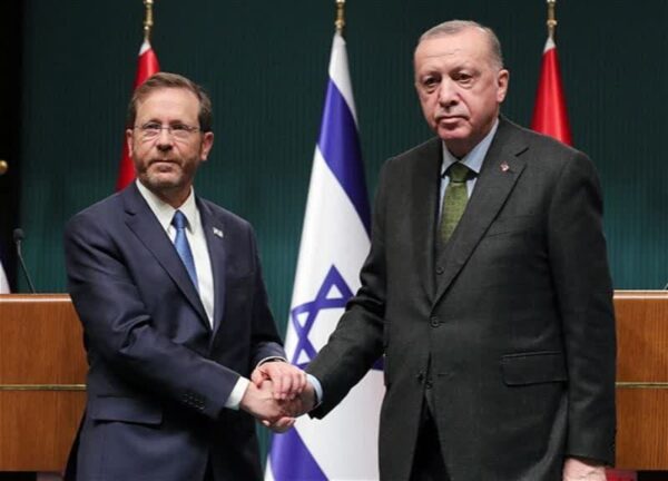 رجب طیب اردوغان رئیس جمهور ترکیه با اسحاق هرتزوگ رئیس جمهور اسرائیل تلفنی گفتگو کرد